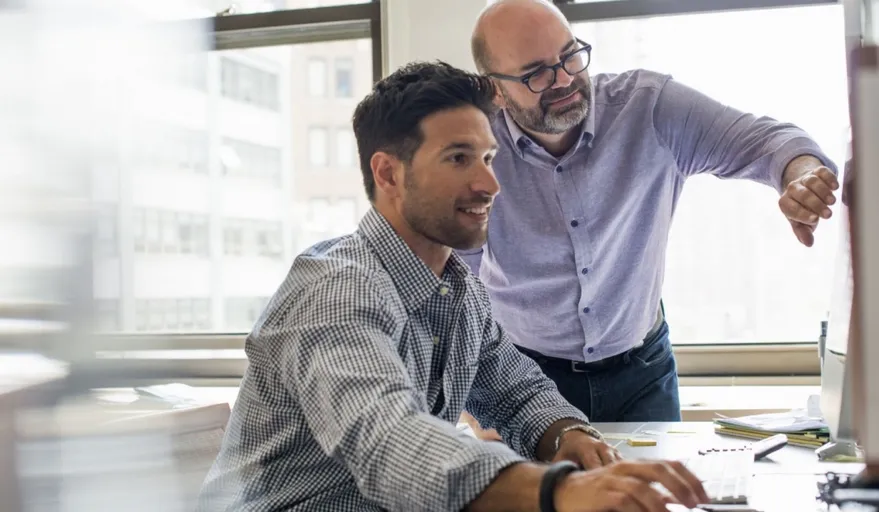 business mentor with entrepreneur